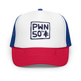 PWN 50th Foam trucker hat